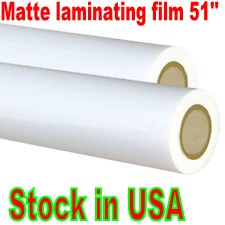 Matte Cold Roll Laminating Film 51''x164' - Click Image to Close