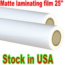 Matte Cold Roll Laminating Film 25''x164' - Click Image to Close