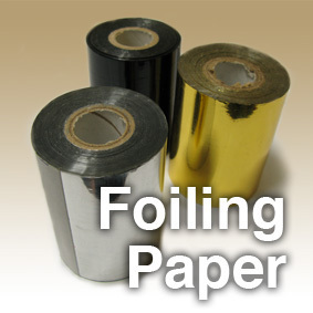 Hot Stamping Foil 6 rolls for PVC Card Tipper, Leather, Paper.