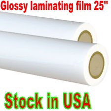 Glossy Cold Roll Laminating Film 25''x164'